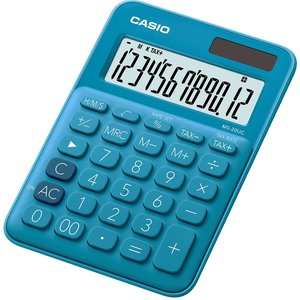 Calcolatrice da tavolo CASIO MS-20UC 12 cifre BLU     