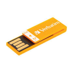 MEMORIA USB 2GB - CLIP COLORE ARANCIO