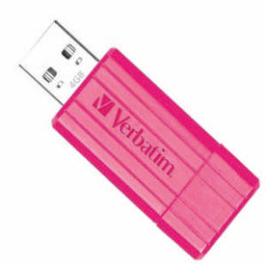 MEMORIA USB 4GB STORE ’N’ GO PINSTRIPE ROSA INTE