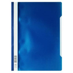 CARTELLINA AD AGHI CLEAR VIEW DURABLE - A4 PPL - BLU - 2573